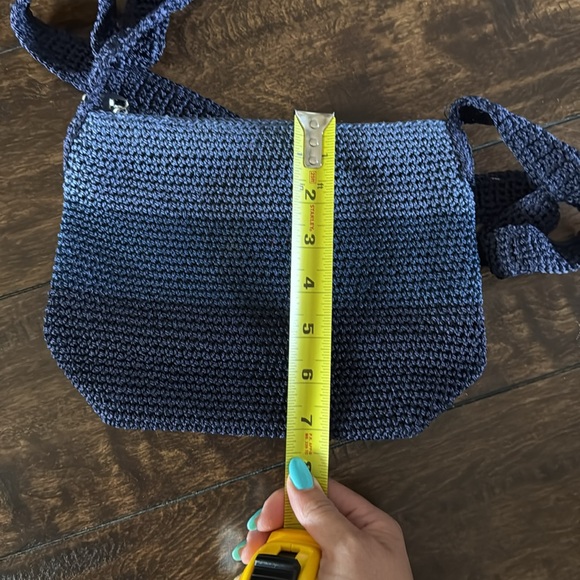 Nwot Crossbody crochet bag navy and blue Color - Picture 7 of 10